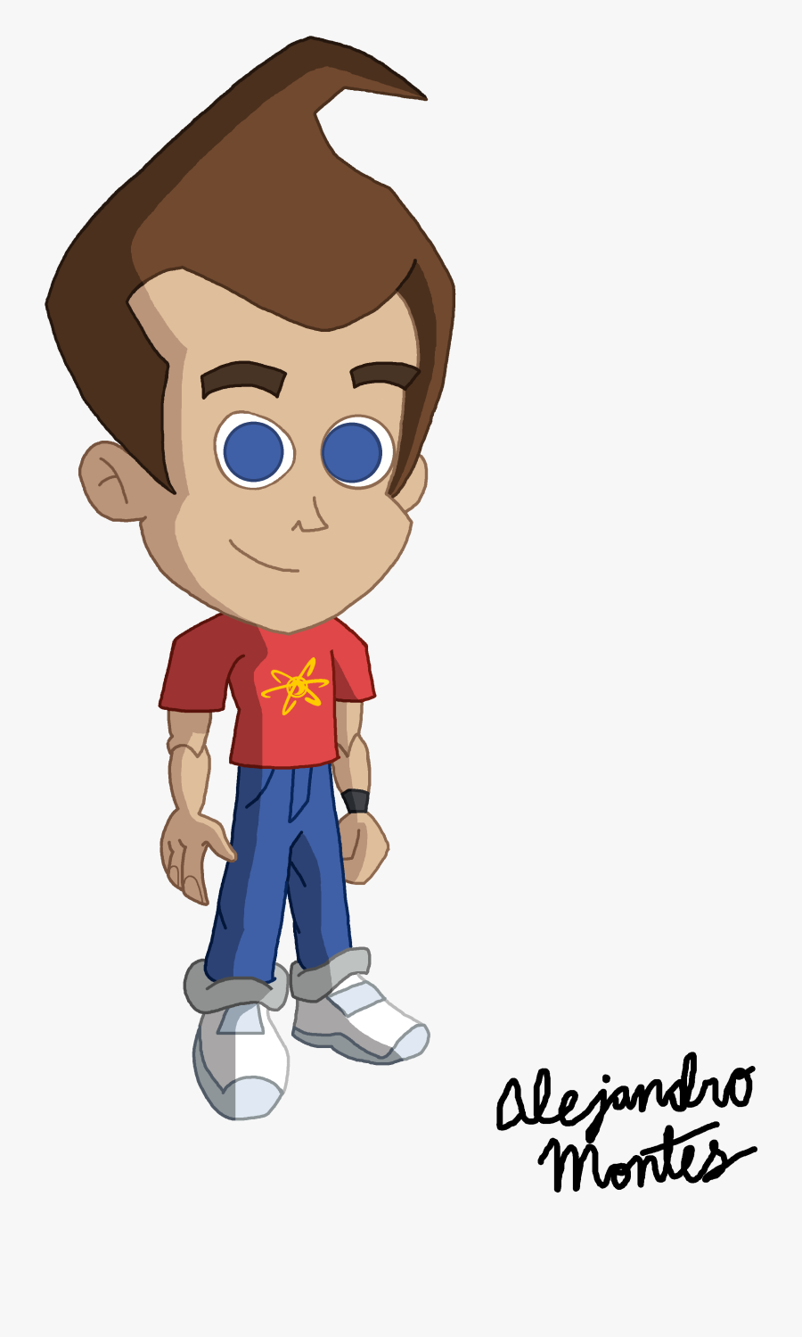 Jimmy Neutron By Alemon1097 - Spectacular Spiderman Art Style, Transparent Clipart