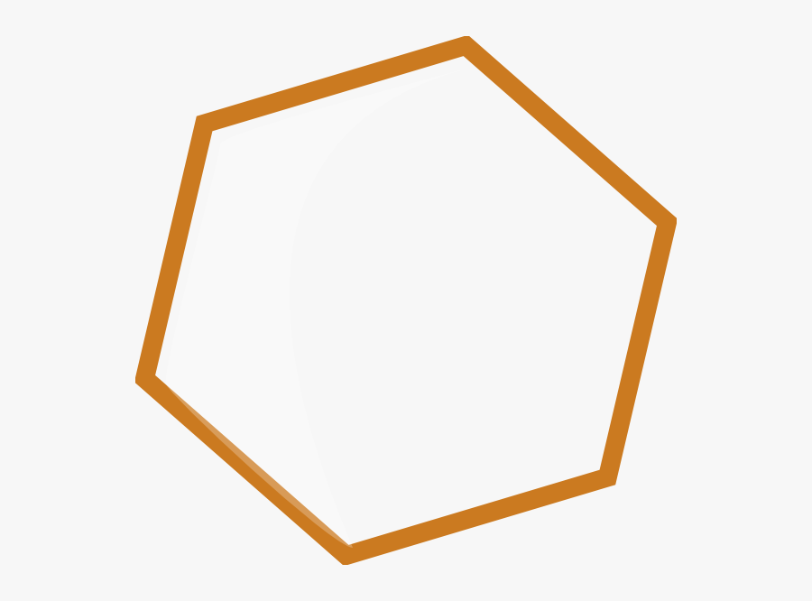 Honeycomb Clipart Hexagon - Hexagon Frame Png, Transparent Clipart
