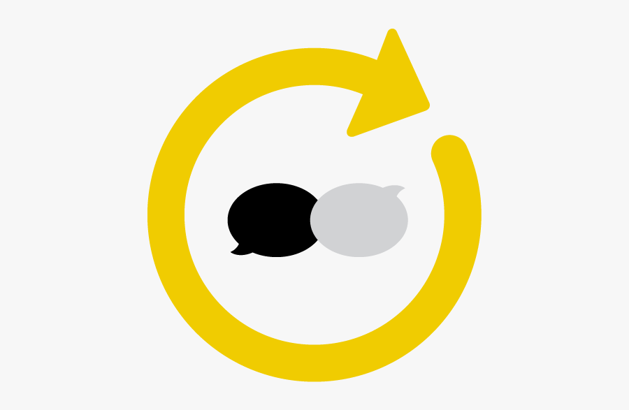 Icon Communication Yellow - Yellow Communication Icon, Transparent Clipart