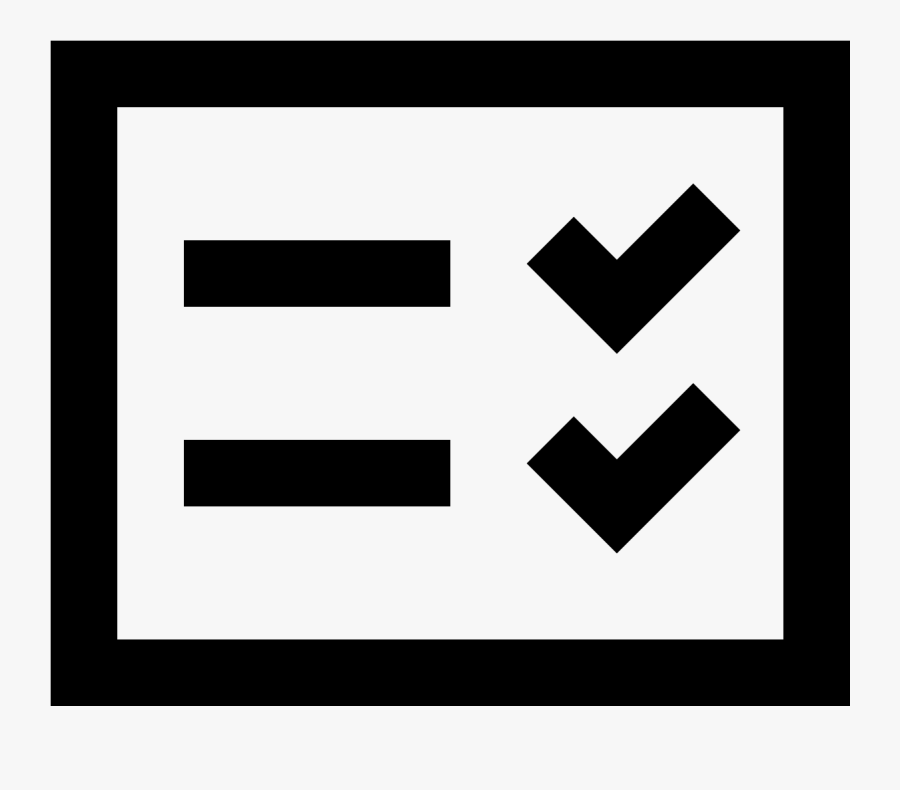 Check List Icon, Transparent Clipart