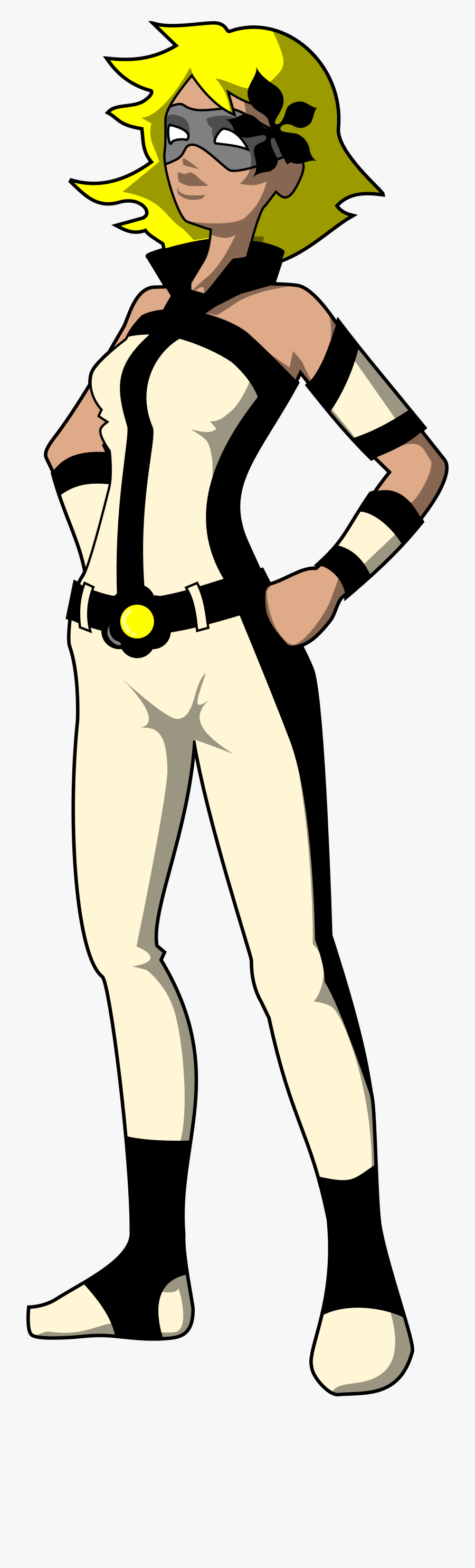 Superheroine Vector, Transparent Clipart