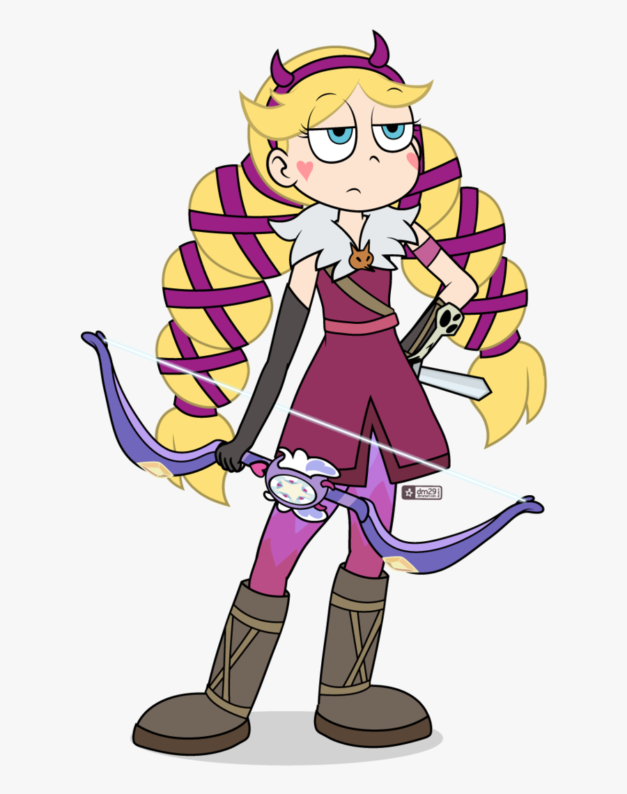 So Her Wand Turns Into A Bow - Star Butterfly Bog Beast, Transparent Clipart