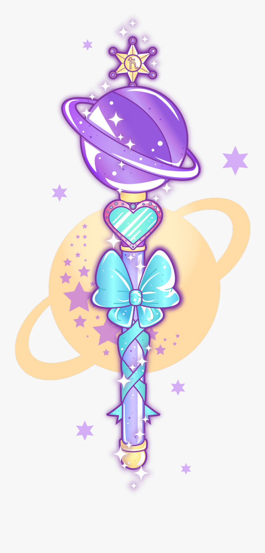 As Requested I Edited - Sailor Moon Wand Art, Transparent Clipart