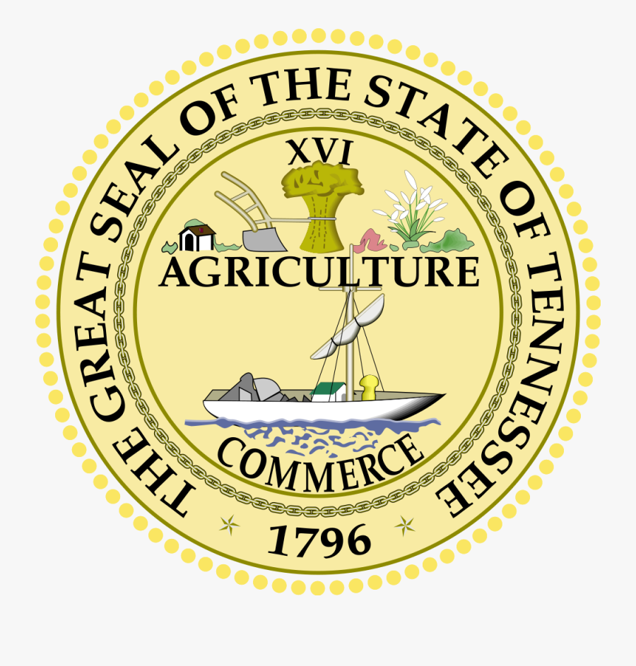 The Great Seal Of The State Of Tennessee - Escudo De Tennessee, Transparent Clipart
