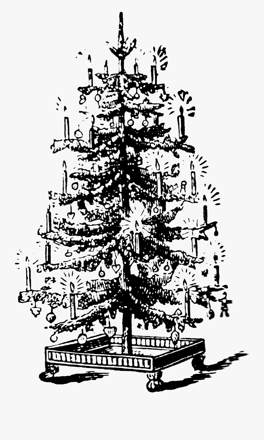 Christmas Tree, Transparent Clipart