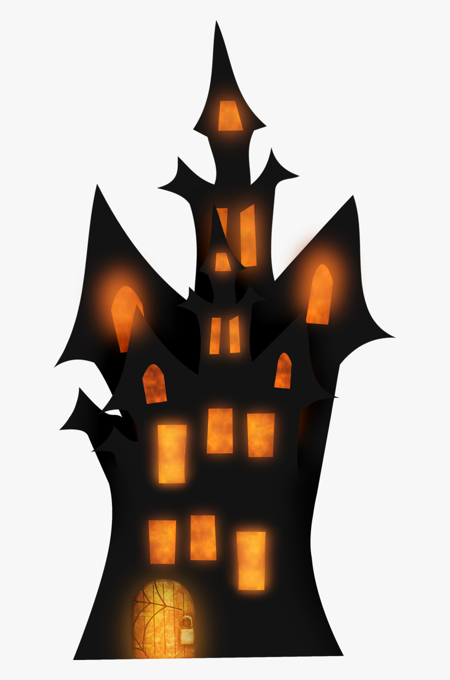 Haunted House Halloween Png, Transparent Clipart