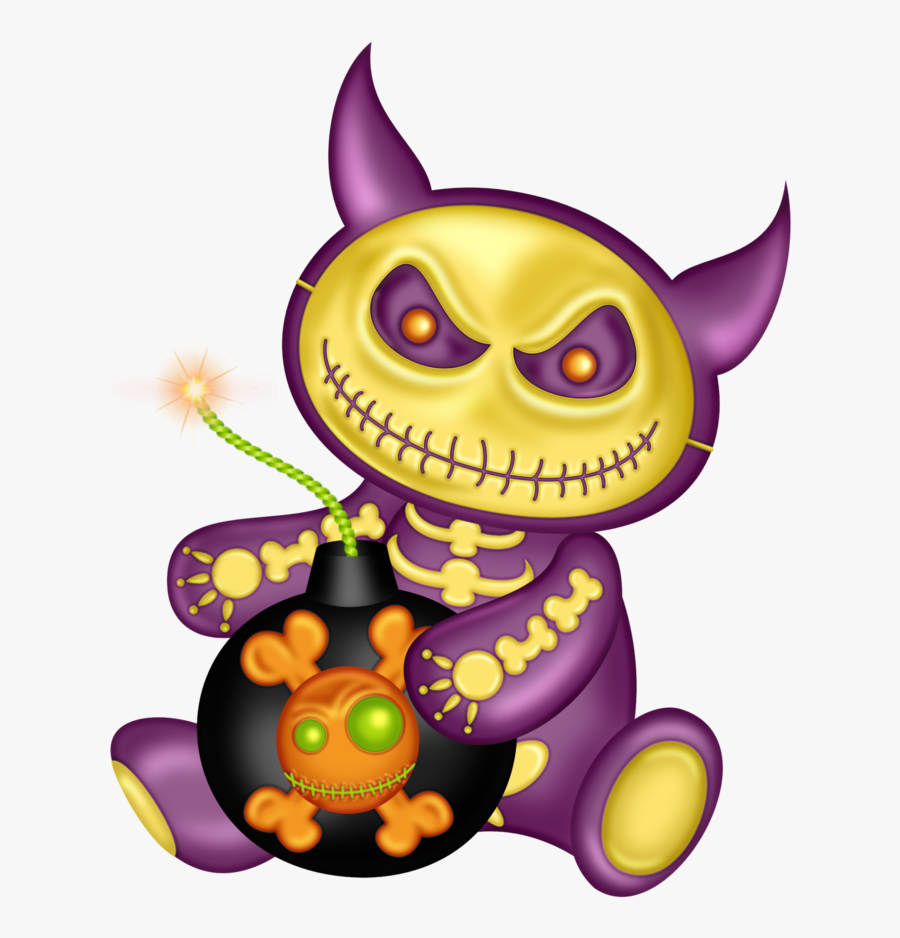 Creepy Halloween Clip Art, Transparent Clipart