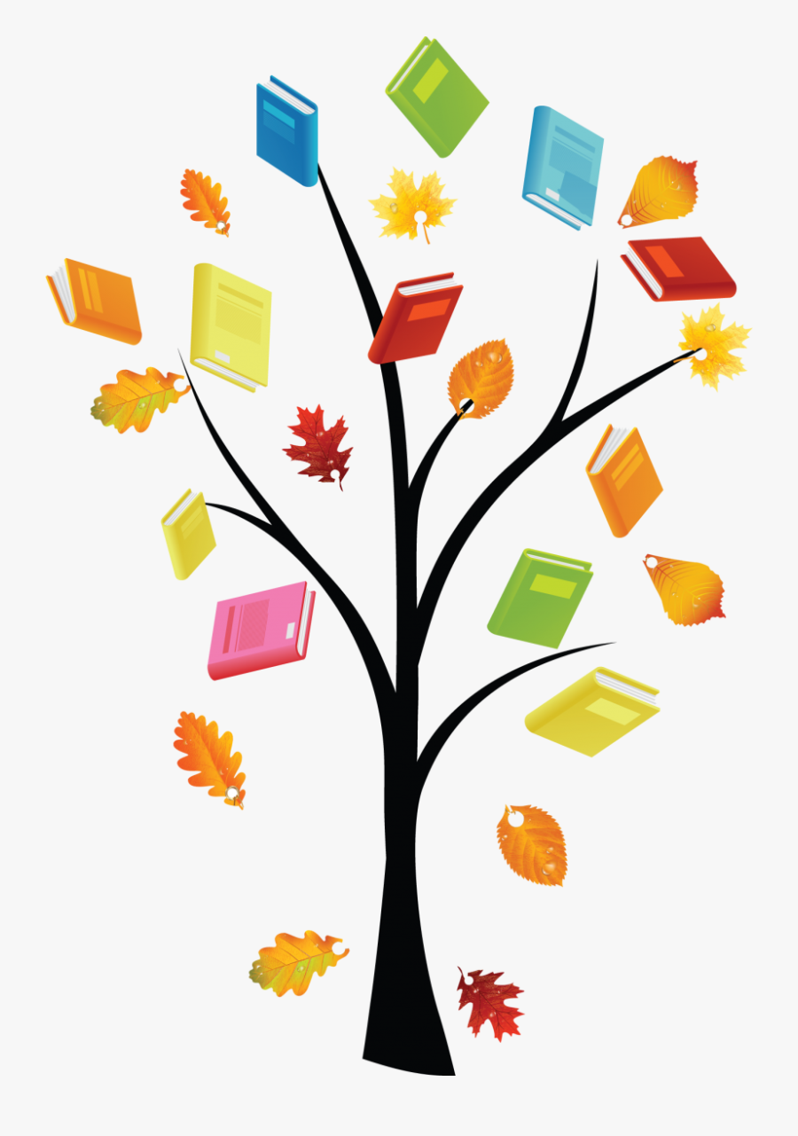 Fall Into A Good Book, Transparent Clipart