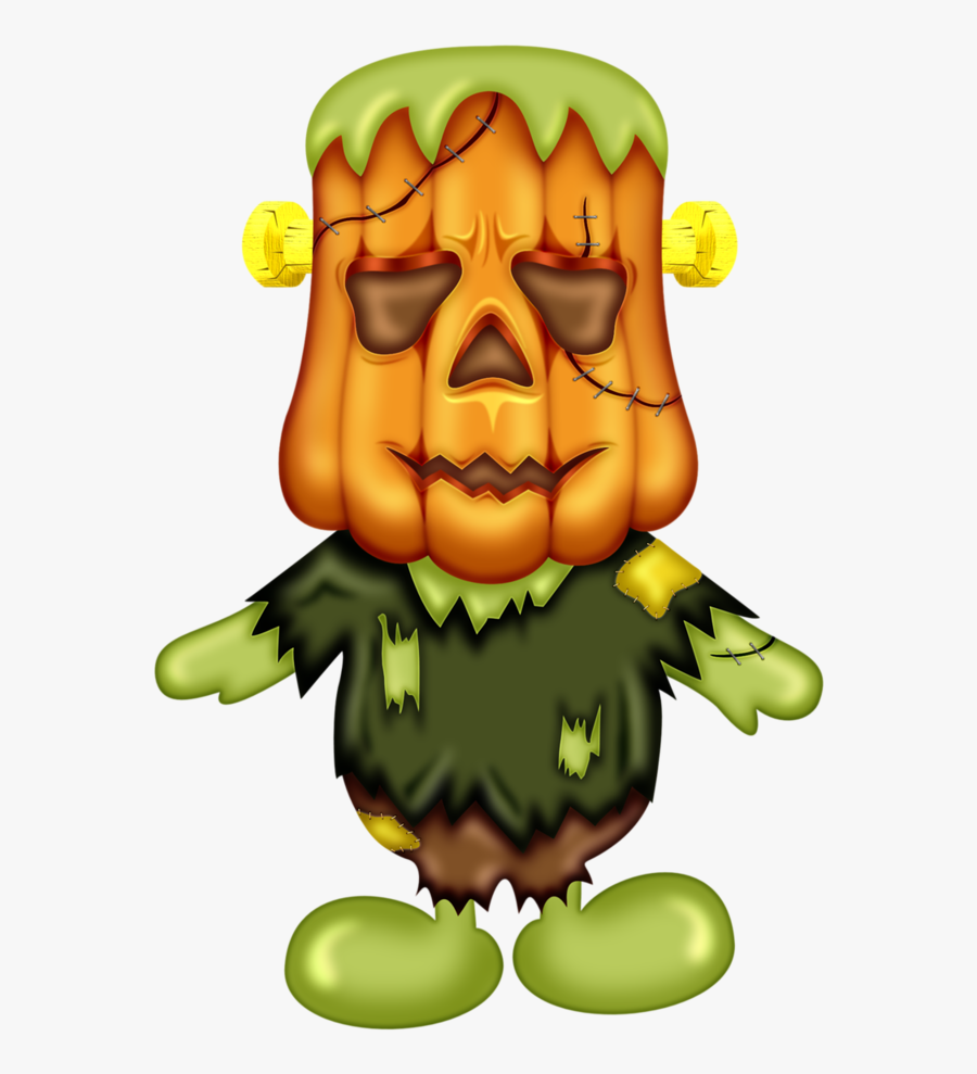 Little Halloween Monster - Frankenstein Halloween Clipart , Free Transparen...
