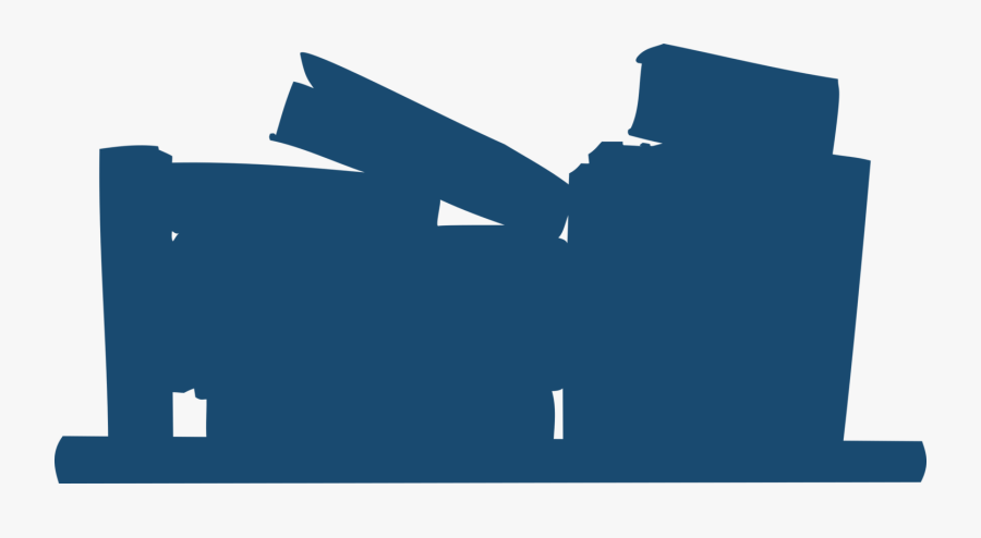 Blue,silhouette,angle - Clip Art, Transparent Clipart