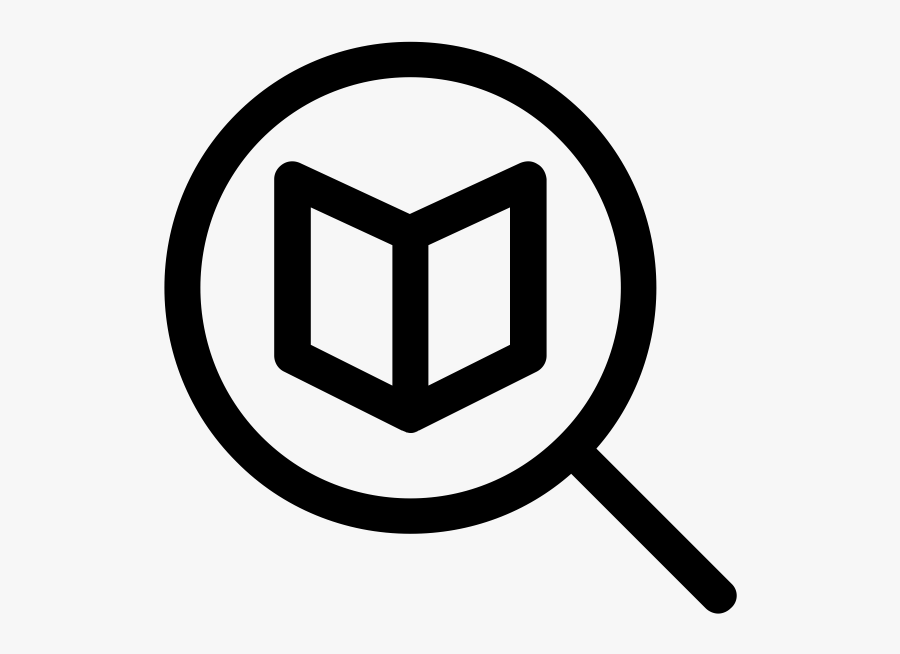 Icon Linking To The Agency Library Catalog - Reference Book Icon, Transparent Clipart