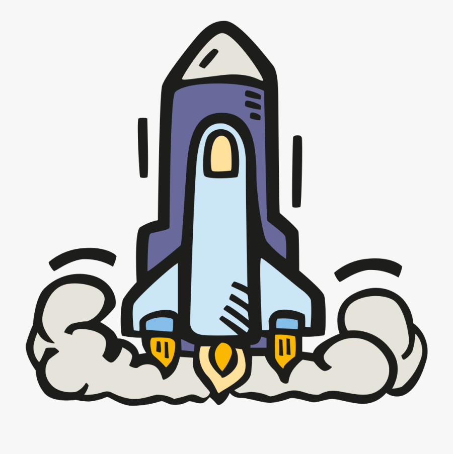 Space Shuttle Launch Icon - Space Shuttle Icon Png, Transparent Clipart