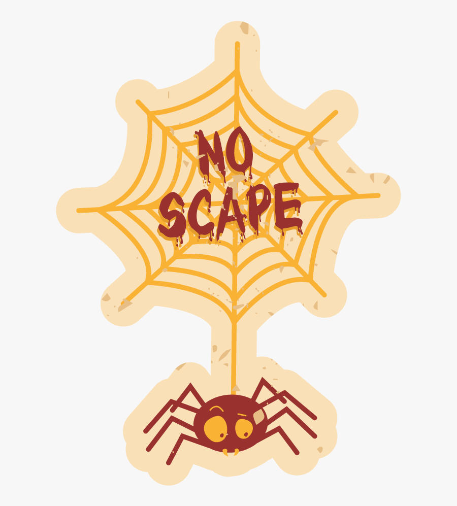 Vintage Halloween - Balao Teia Aranha Linha Fantasia, Transparent Clipart