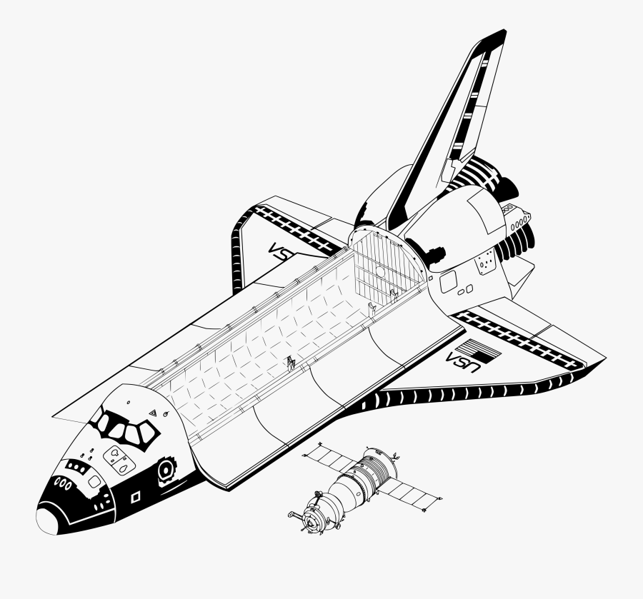 Space Shuttle Vs Soyuz Tm - Soyuz Space Shuttle, Transparent Clipart