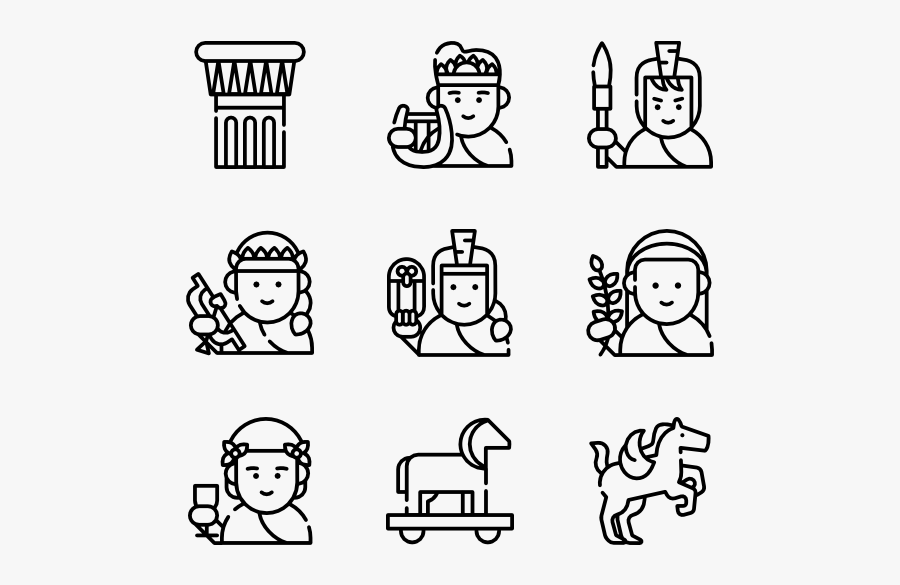 Greek Mythology - Food Icons Png, Transparent Clipart