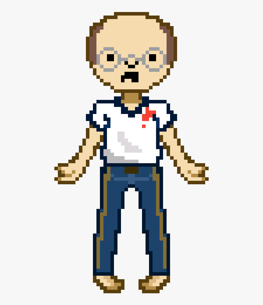 Grid Aphmau Pixel Art, Transparent Clipart
