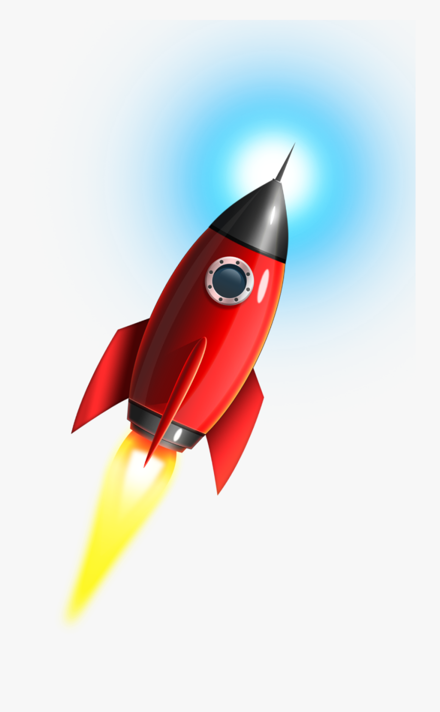 #ftestickers #clipart #rocket #spaceshuttle #red - Rocket Png, Transparent Clipart