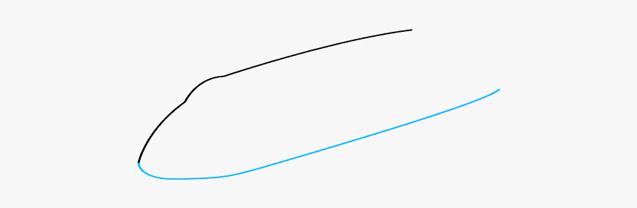 How To Draw A Space Shuttle - Line Art, Transparent Clipart