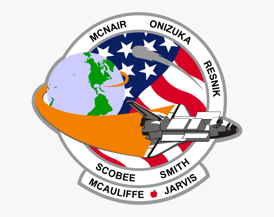 Transparent Astronaught Png - Space Shuttle Challenger Patch, Transparent Clipart