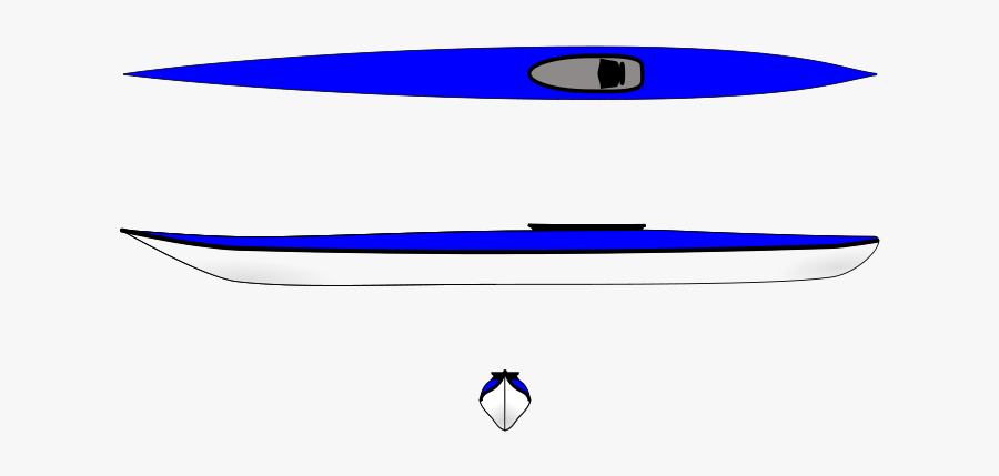 Touring Kayak, Multiple Views - Boat, Transparent Clipart
