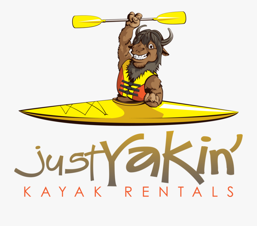 Yak In A Kayak, Transparent Clipart