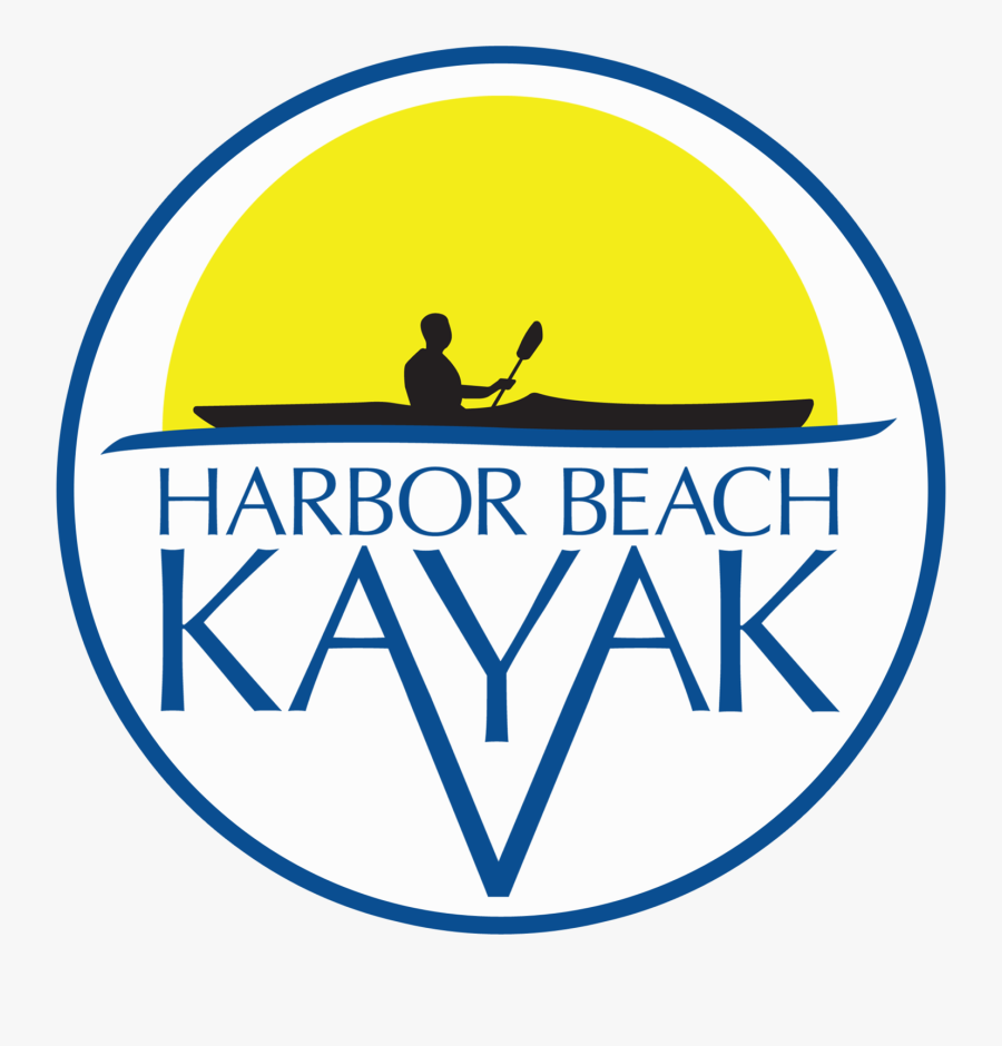 Clip Art Harbor Beach - Kayak Logo, Transparent Clipart