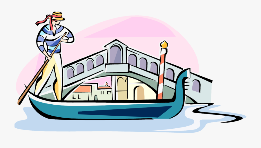 Transparent Bridge Silhouette Png - Ponte Di Rialto Clipart, Transparent Clipart