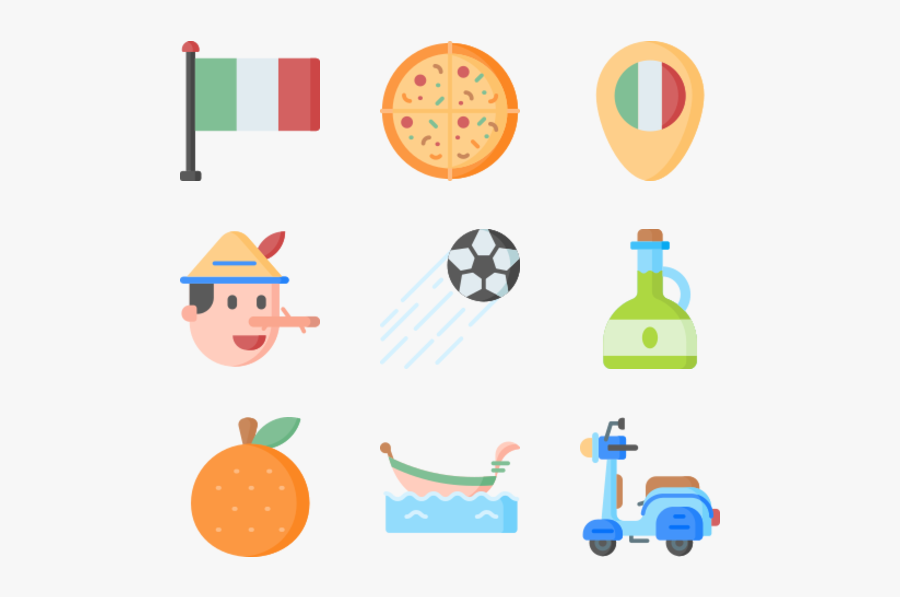 Italy - Italy Icons Png, Transparent Clipart