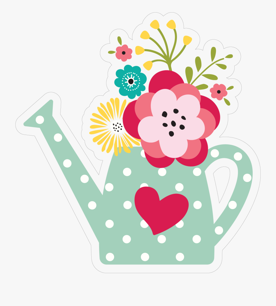 Have Faith Watering Can Print & Cut File - Heart, Transparent Clipart