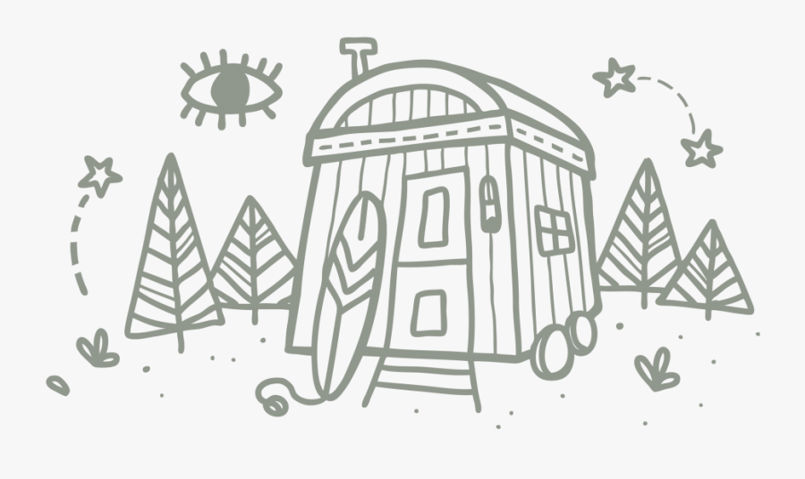 Hébergement Prêt À Camper - Sketch, Transparent Clipart