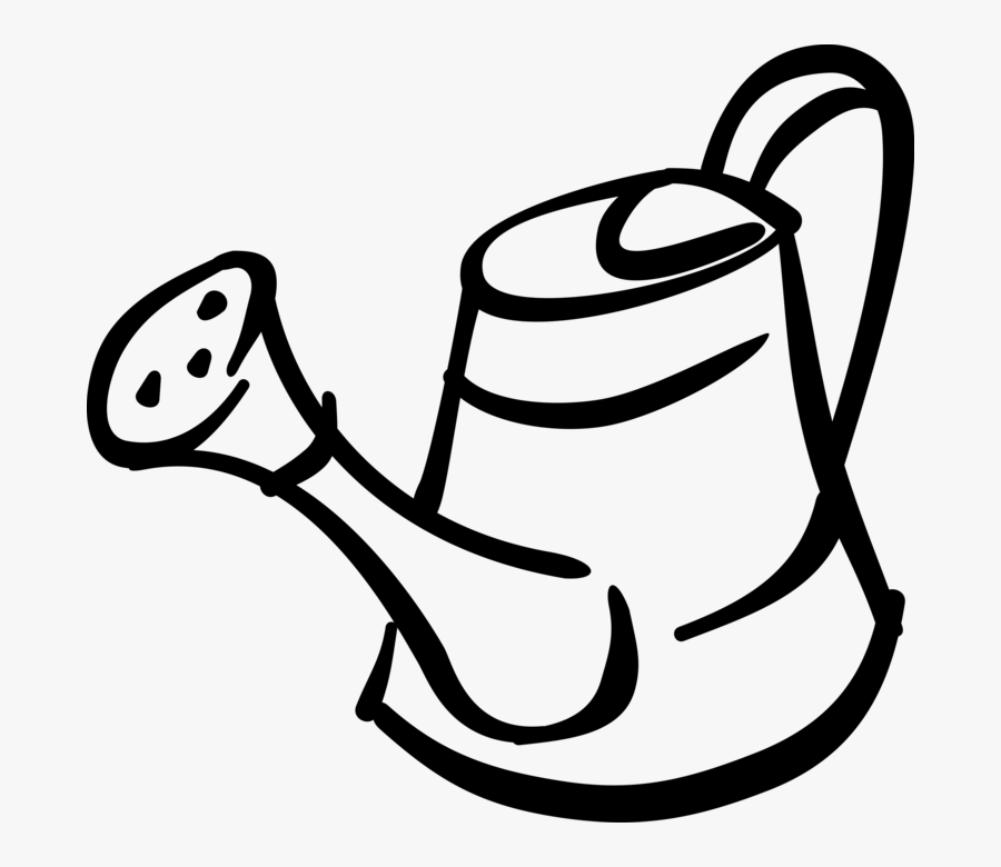 Vector Illustration Of Watering Can Or Watering Pot - Gießkanne Clipart, Transparent Clipart