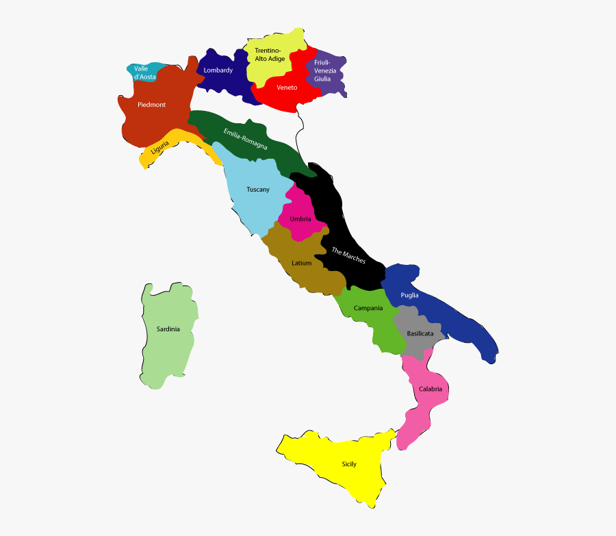 Italy Clipart , Png Download - Ancient Italy Regions, Transparent Clipart