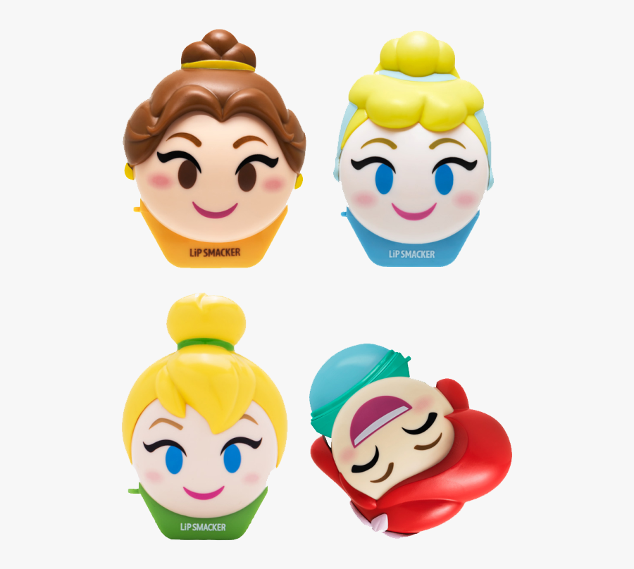 Disney Emoji Lip Balm 4 Pack - Lip Smacker Disney Emoji, Transparent Clipart