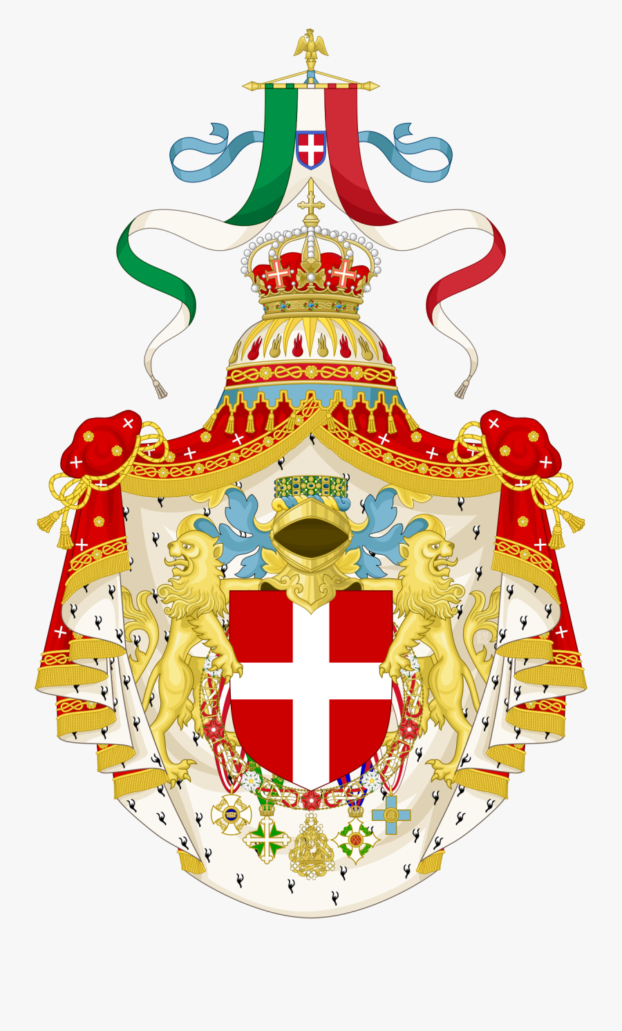 Italy Italian Coat Of Arms, Transparent Clipart