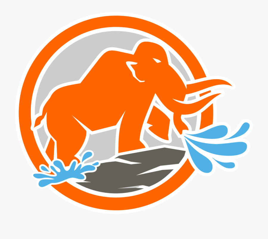 Orange Elephant Logos Wide - Orange Elephant Painting And Restoration, Transparent Clipart