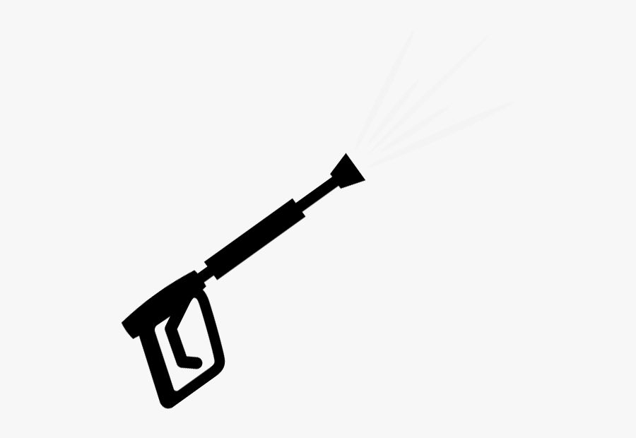 Cartoon Clipart Gun Pressure Wash Wand, Transparent Clipart