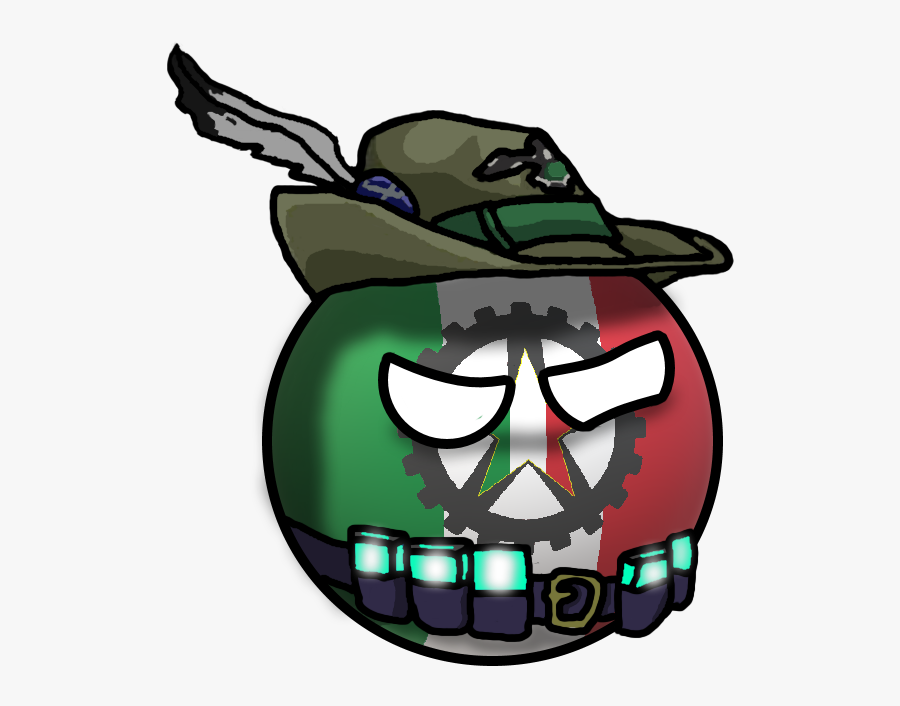 Countryball Italy, Transparent Clipart