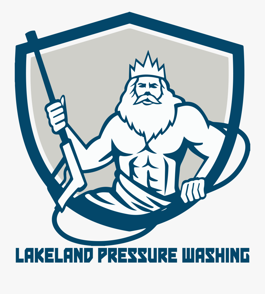 Lakeland Pressure Washing - Clip Art Pressure Washing Logo, Transparent Clipart