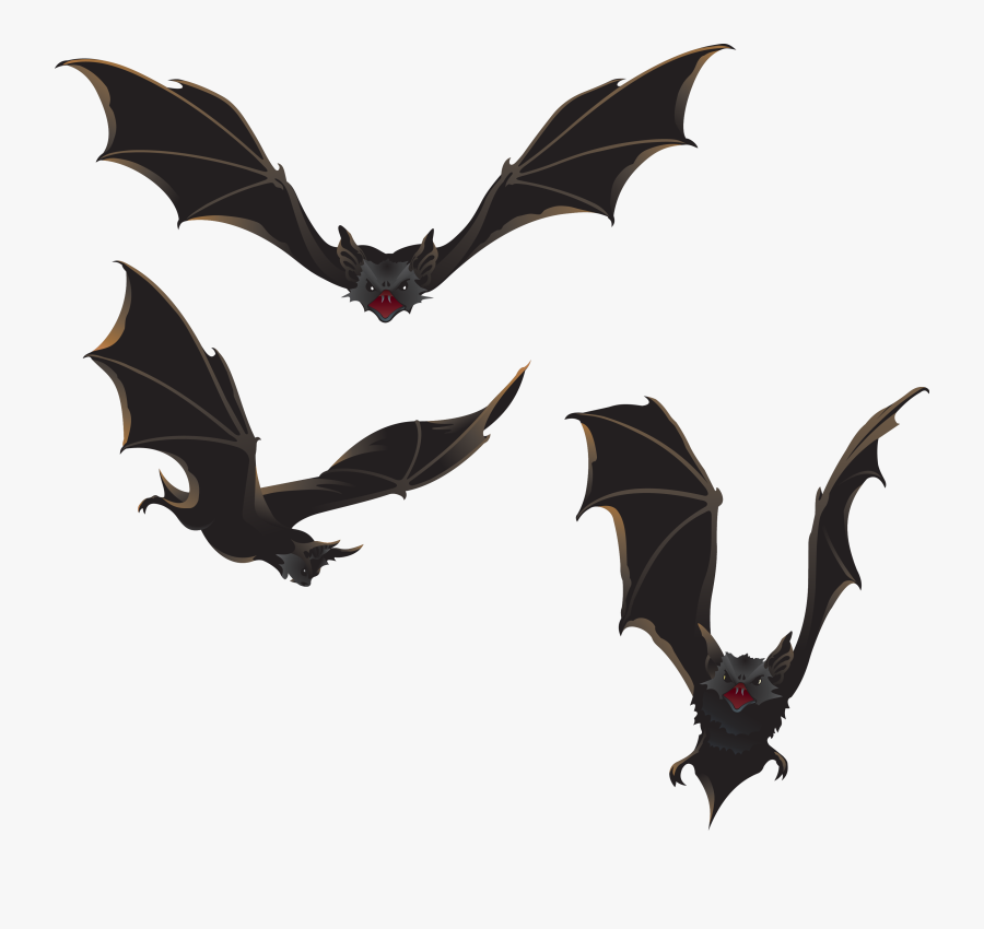 Bat Halloween Clip Art - Halloween Bats Png, Transparent Clipart