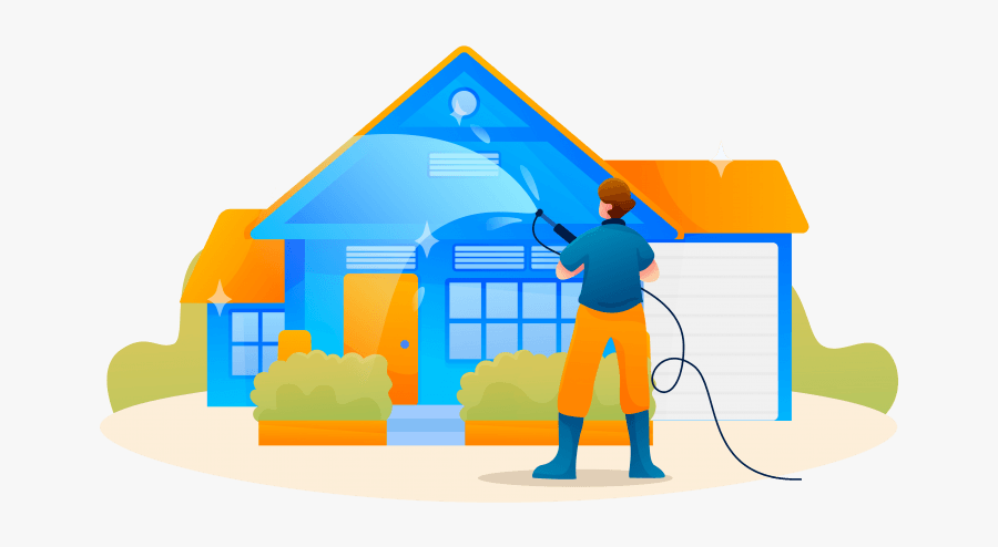 Pressure Washing House Washing Indianapolis - Illustration, Transparent Clipart