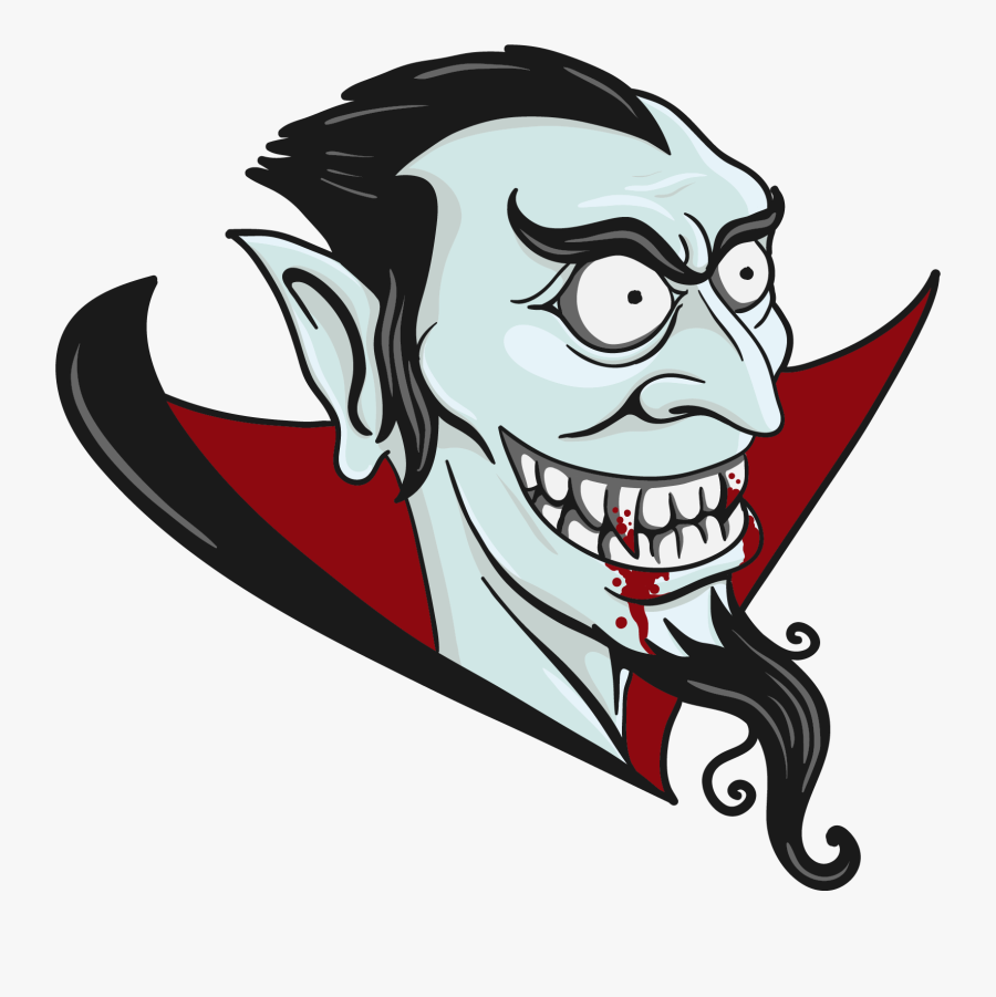 Vector Vampire Vampire Head Picture Png Download - Vampire Head Png, Transparent Clipart