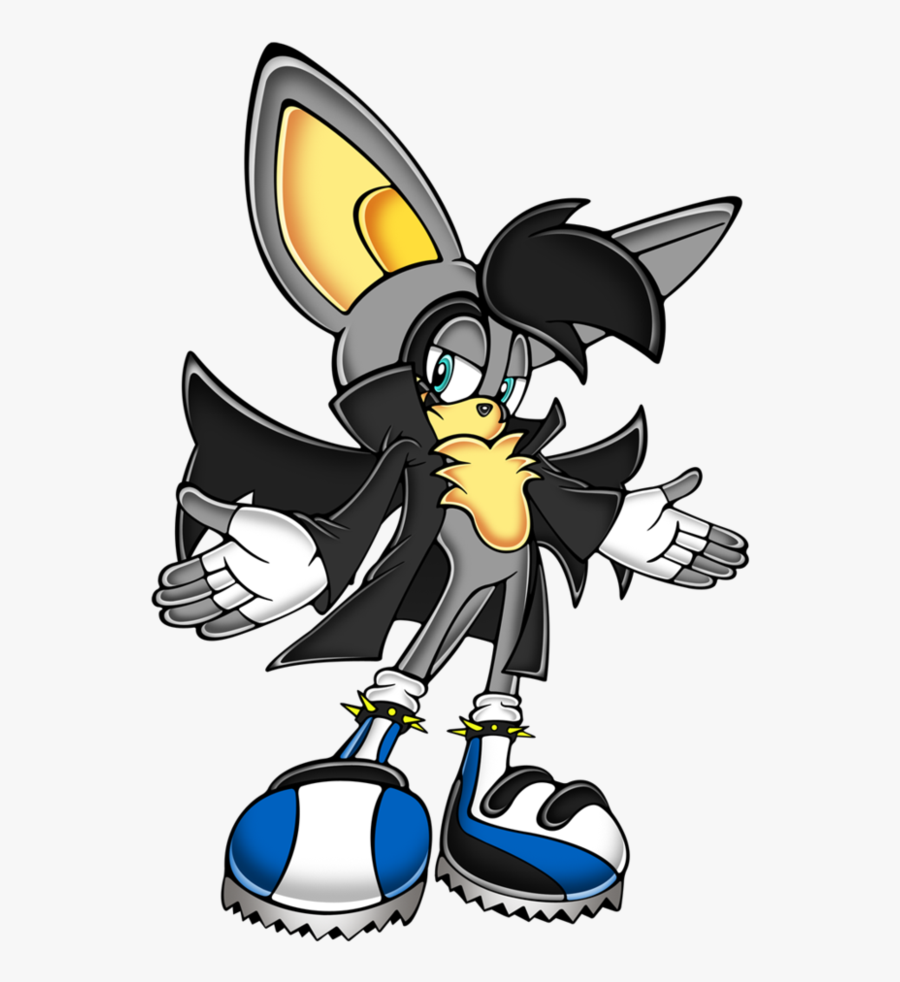 Ace The Vampire Bat In Sonic Adventure - Made Up Sonic Characters, Transparent Clipart