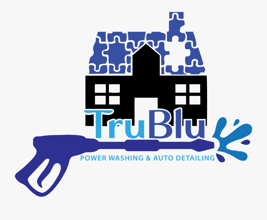 Trublu Power Washing & Auto Detailing, Transparent Clipart