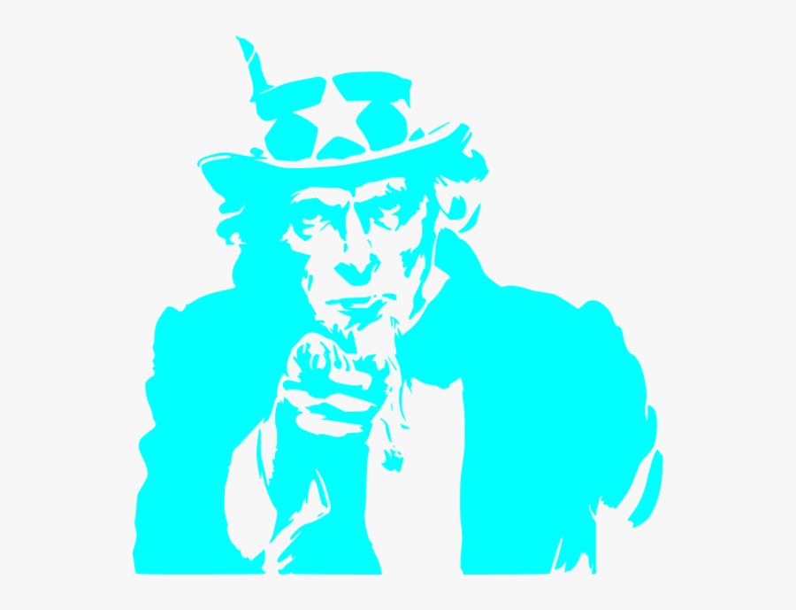 Uncle Sam Pointing, Transparent Clipart
