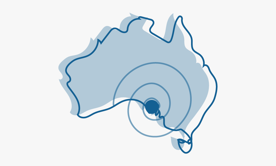 An Illustration Of A Map Of Australia That Shows The - Burris Fullfield Ii 3 9x40, Transparent Clipart