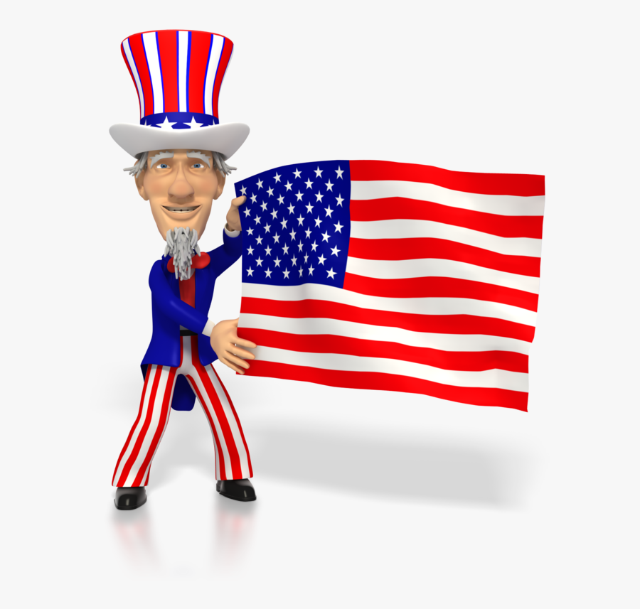 Transparent Uncle Sam Wants You Png - American Flag On Grid Paper, Transparent Clipart
