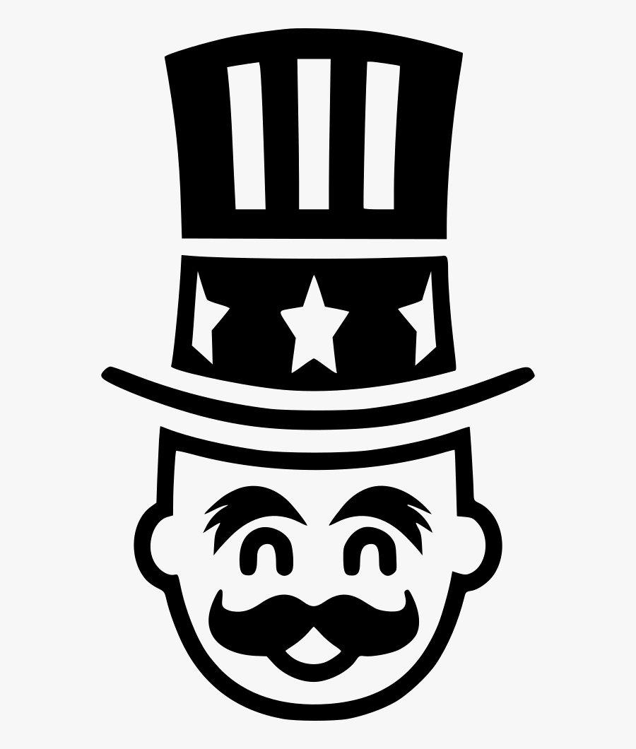 Uncle Sam - Uncle Sam Top Hat Clipart, Transparent Clipart