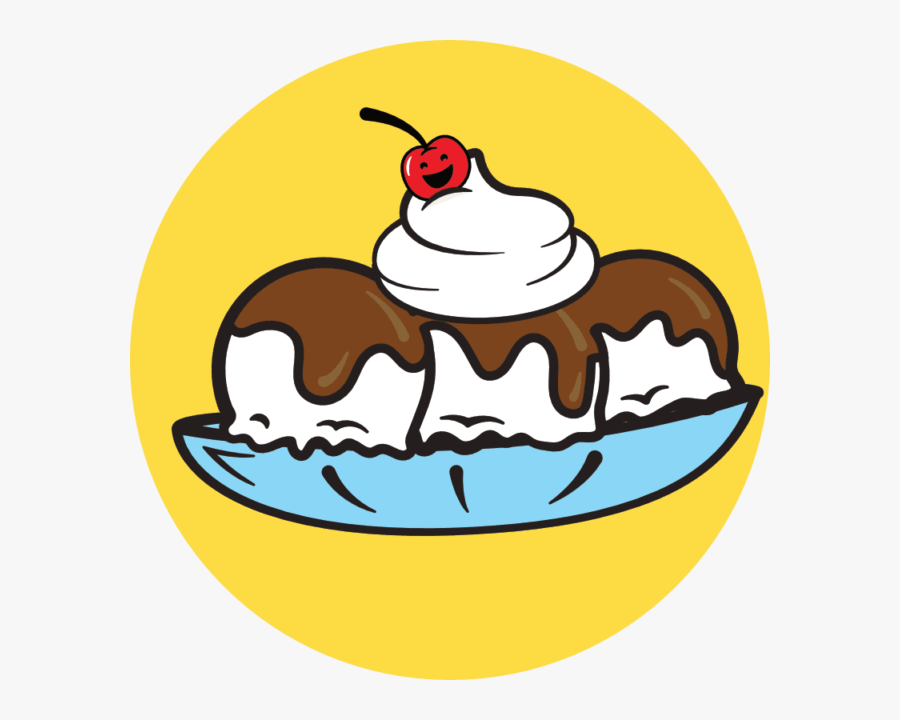 Ice Cream Sundae, Transparent Clipart