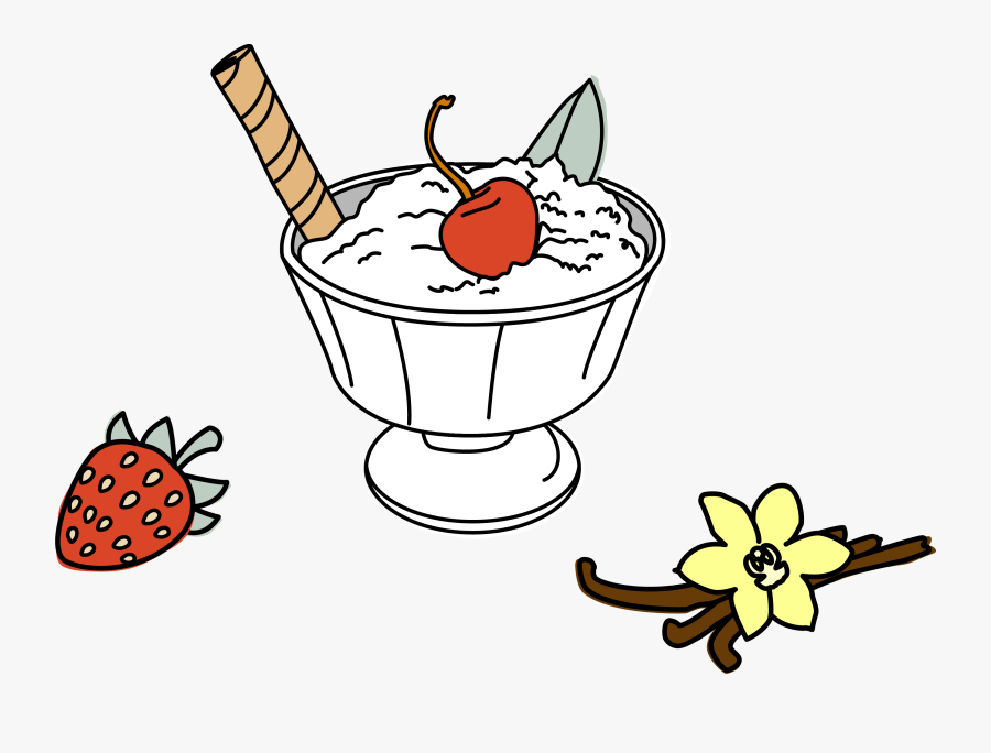 Icecream Illustration, Transparent Clipart