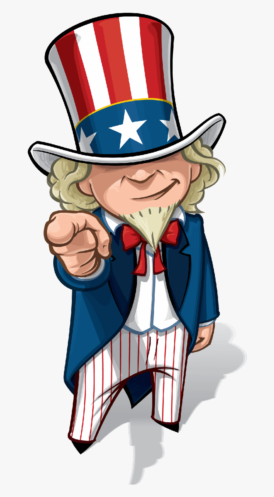 Uncle Sam Cartoon Drawing - Uncle Sam Poster Cartoon, Transparent Clipart